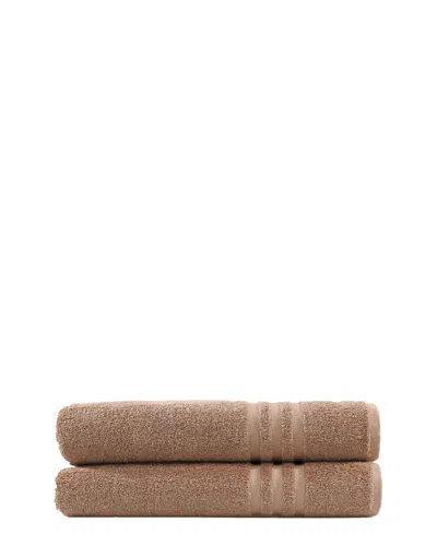 LINUM HOME TEXTILES LINUM HOME TEXTILES DENZI SET OF 2 TURKISH COTTON BATH TOWELS