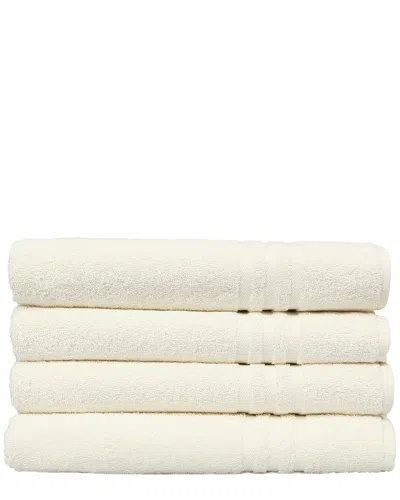 LINUM HOME TEXTILES LINUM HOME TEXTILES SET OF 4 DENZI TURKISH COTTON BATH TOWELS