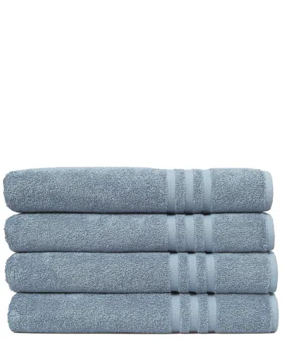 LINUM HOME TEXTILES LINUM HOME TEXTILES SET OF 4 DENZI TURKISH COTTON BATH TOWELS