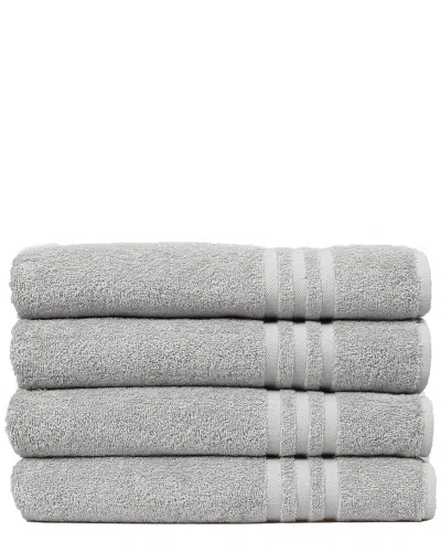 LINUM HOME TEXTILES LINUM HOME TEXTILES SET OF 4 DENZI TURKISH COTTON BATH TOWELS