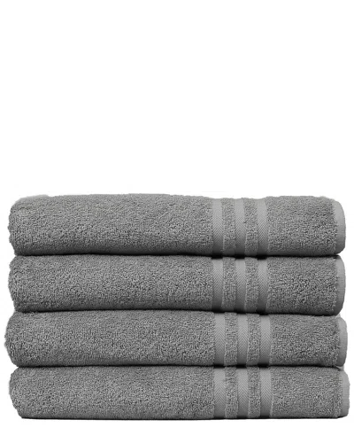 LINUM HOME TEXTILES LINUM HOME TEXTILES SET OF 4 DENZI TURKISH COTTON BATH TOWELS