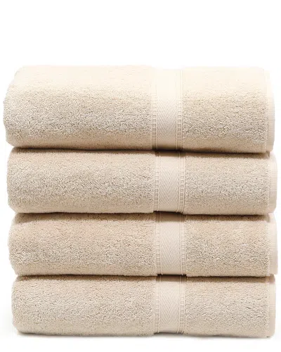 LINUM HOME TEXTILES LINUM HOME TEXTILES SET OF 4 SINEMIS TERRY BATH TOWELS