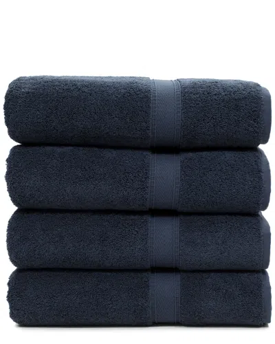 LINUM HOME TEXTILES LINUM HOME TEXTILES SET OF 4 SINEMIS TERRY BATH TOWELS