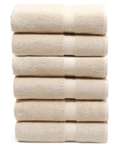 LINUM HOME TEXTILES LINUM HOME TEXTILES SET OF 6 SINEMIS TERRY BATH TOWELS
