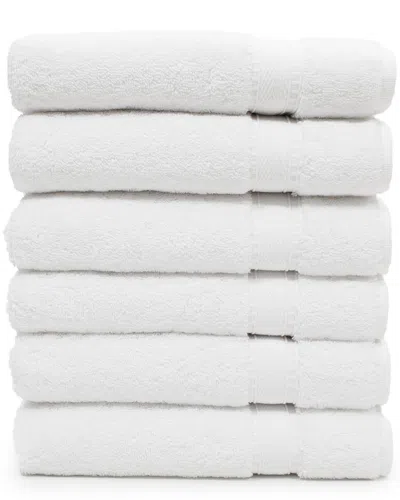 LINUM HOME TEXTILES LINUM HOME TEXTILES SET OF 6 SINEMIS TERRY HAND TOWELS