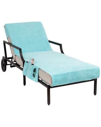 LINUM HOME TEXTILES LINUM HOME TEXTILES TURKISH CHAISE LOUNGE COVER WITH POCKETS