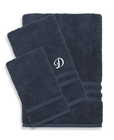 LINUM HOME TURKISH COTTON PERSONALIZED DENZI 3-PC. BATH TOWEL SET