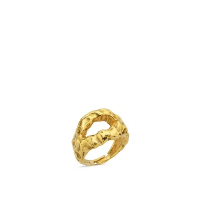 LINYA JEWELLERY WOMEN'S MAZU AMORPHOUS RING GOLD