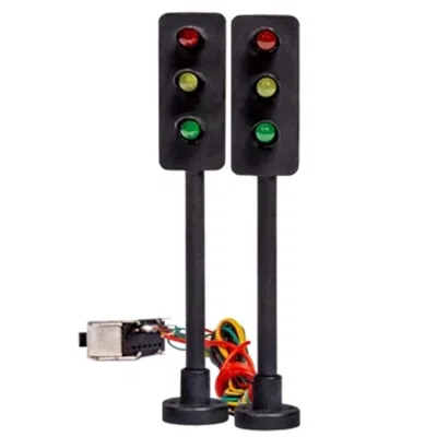 LIONEL HO TRAFFIC LIGHT WITH SWITCH - PACK OF 2