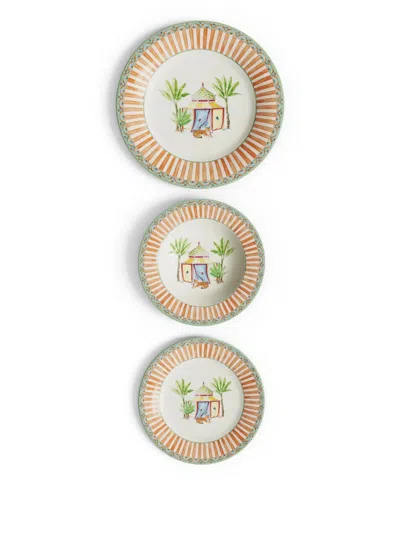 LISA CORTI SARISKA TABLE PLATES (SET OF THREE)