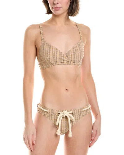 LISA MARIE FERNANDEZ LISA MARIE FERNANDEZ 2PC YASMIN DRAWSTRING BIKINI SET