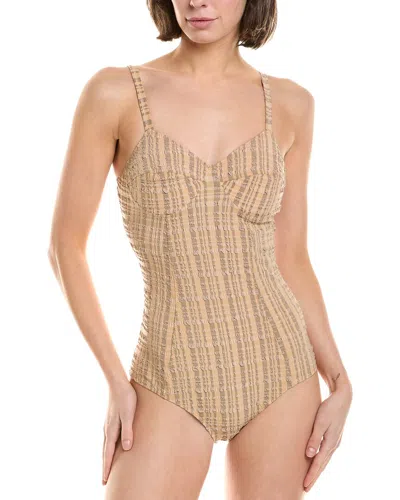 LISA MARIE FERNANDEZ LISA MARIE FERNANDEZ AMBER MAILLOT ONE-PIECE