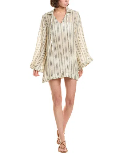 LISA MARIE FERNANDEZ LISA MARIE FERNANDEZ LINEN-BLEND BEACH CAPE MINI