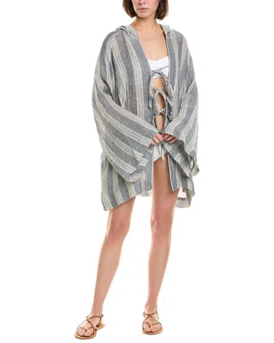 LISA MARIE FERNANDEZ LISA MARIE FERNANDEZ LINEN-BLEND BEACH CAPE MINI