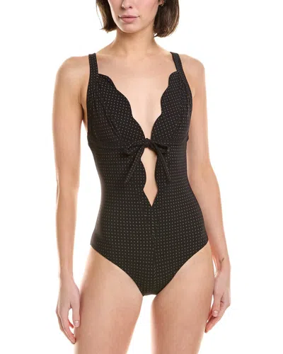 LISA MARIE FERNANDEZ LISA MARIE FERNANDEZ SCALLOP BOW MAILLOT ONE-PIECE