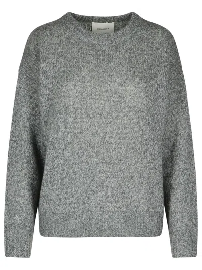 LISA YANG LISA YANG 'LOVA' GREY CASHMERE BLEND SWEATER WOMAN