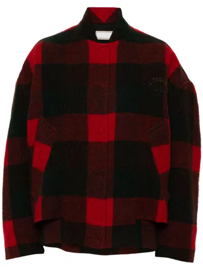 LITKOVSKAYA LOGO-EMBROIDERED BOMBER JACKET