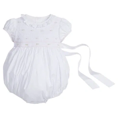 LITTLE ENGLISH LITTLE ENGLISH KIDS' SMOCKED CLAIBORNE BUBBLE