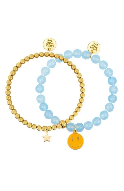 LITTLE MISS ZOE LITTLE MISS ZOE SMILEY GEMSTONE BRACELET DUO
