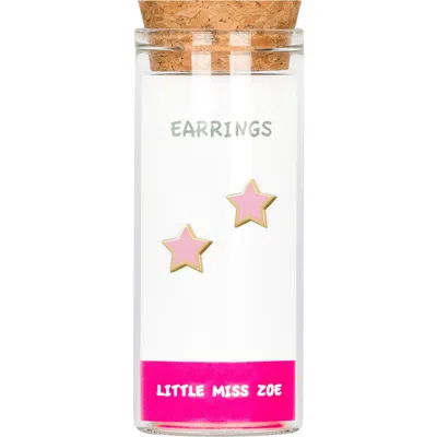 LITTLE MISS ZOE LITTLE MISS ZOE KIDS' STERLING SILVER STAR STUD EARRINGS