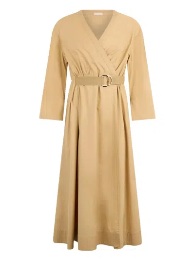 LIU •JO BELTED COTTON DRESS