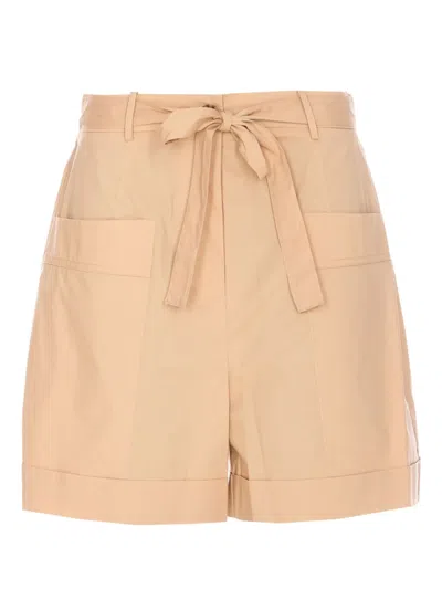 LIU •JO BELTED UTILITY SHORTS