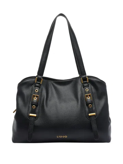LIU •JO BUCKLE-DETAIL SHOULDER BAG
