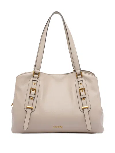 LIU •JO BUCKLE-DETAIL SHOULDER BAG