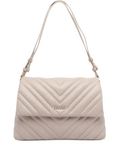 LIU •JO CHEVRON-QUILTED SHOULDER BAG