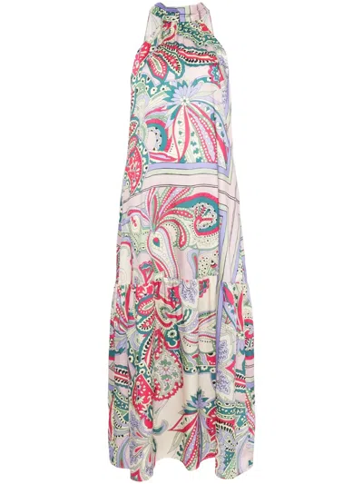 LIU •JO FLORAL-PRINT MAXI DRESS