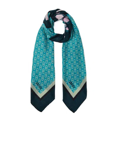 LIU •JO FLORAL PRINTED SCARF