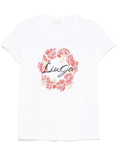 LIU •JO LOGO-PRINT T-SHIRT