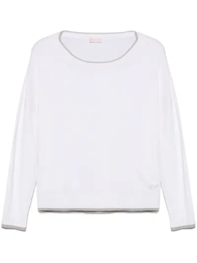 LIU •JO LUREX-DETAIL TOP