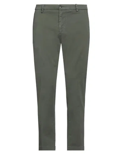 LIU •JO MAN LIU •JO MAN MAN PANTS DARK GREEN SIZE 28 COTTON, ELASTANE