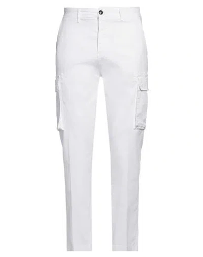LIU •JO MAN LIU •JO MAN MAN PANTS WHITE SIZE 30 COTTON, ELASTANE