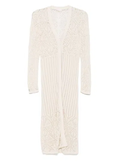 LIU •JO OPENWORK CARDIGAN