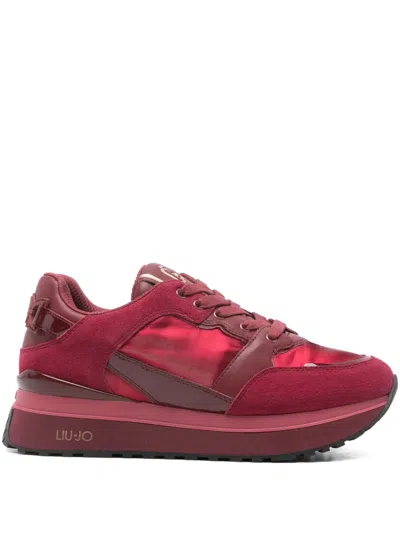 LIU •JO PANELLED SNEAKERS