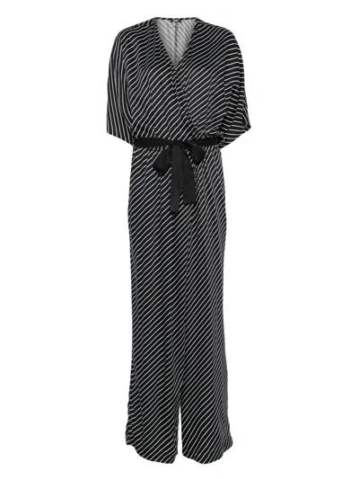 LIU •JO STRIPED JUMPSUIT