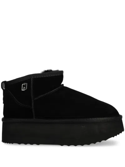 LIU •JO SUEDE ANKLE BOOTS