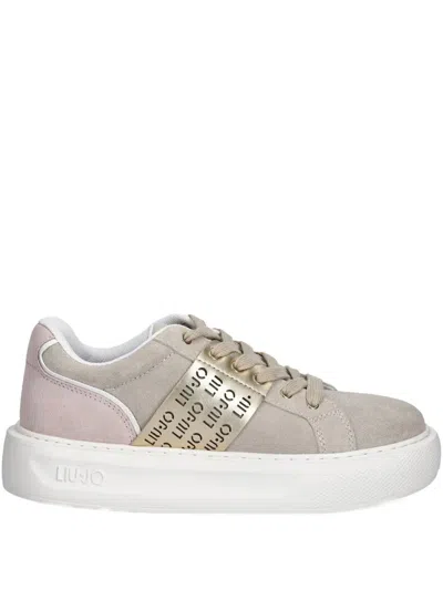 LIU •JO SUEDE PLATFORM SNEAKERS
