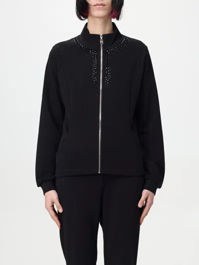 LIU •JO SWEATSHIRT LIU JO WOMAN COLOR BLACK