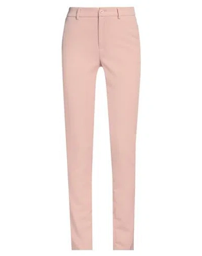 LIU •JO LIU •JO WOMAN PANTS BLUSH SIZE 2 POLYESTER, ELASTANE