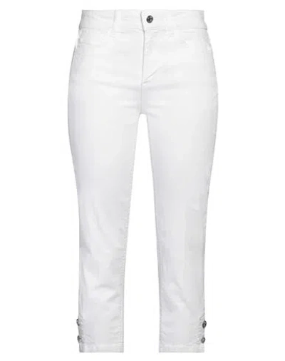 LIU •JO LIU •JO WOMAN PANTS WHITE SIZE 30 COTTON, ELASTANE