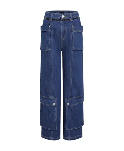 LIUREGALI LOGO OVERALLS JEANS