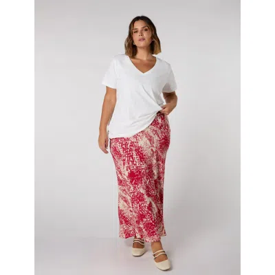 LIVE UNLIMITED LIVE UNLIMITED SNAKE PRINT MIDAXI SKIRT