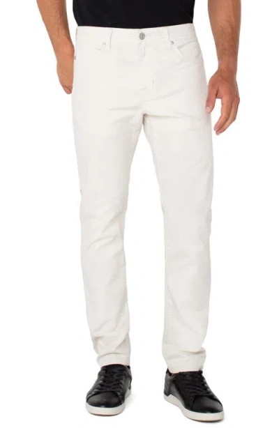 LIVERPOOL LIVERPOOL KINGSTON MODERN STRAIGHT LEG TWILL PANTS