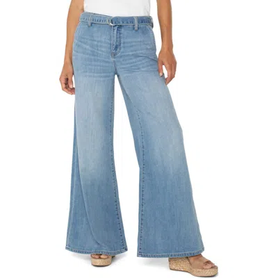 LIVERPOOL LOS ANGELES LIVERPOOL LOS ANGELES STRIDE D-RING HIGH WAIST SUPER WIDE LEG JEANS