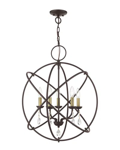 LIVEX LIGHTING LIVEX LIGHTING 5-LIGHT BRONZE CHANDELIER