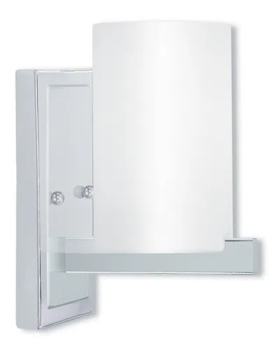 LIVEX LIGHTING DISCONTINUED LIVEX ASTORIA 1-LIGHT POLISHED CHROME WALL SCONCE