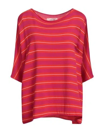 LIVIANA CONTI LIVIANA CONTI WOMAN SWEATER FUCHSIA SIZE M VISCOSE, POLYAMIDE